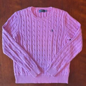 Polo by Ralph Lauren Crew Neck Sweater - Orchid, , Womens, Size L
